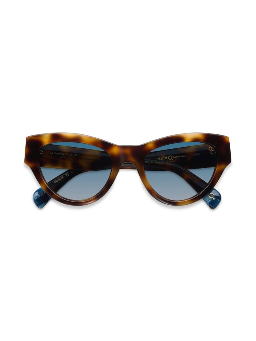 New Etnia Barcelona Unisex Sunglasses Brown Acetate Frame SA FARNERA SUN HV 53